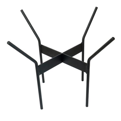 Розбірна туристична підставка для посуду на вогні (казан, сковорода) – компактна 2-секційна, 4 ніжки, жаростійкий метал